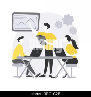 Business Training Illustration concep Stock Vector
