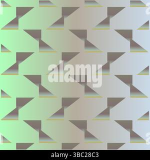Abstract Seamless Geometric pattern. Colorful geometrical mixed shapes of triangles. Triangular pattern vector. Design for fashion, fabric, textiles. Stock Vector