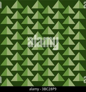 Abstract Seamless Geometric pattern. Colorful geometrical mixed shapes of triangles. Triangular pattern vector. Design for fashion, fabric, textiles. Stock Vector