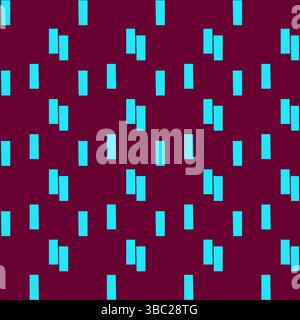 Abstract Seamless Geometric pattern. Colorful geometrical pattern of rectangle. rectangular vector. Design for fashion, fabric, textile, wallpaper. Stock Vector