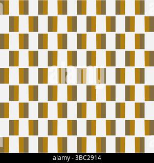 Abstract Seamless Geometric pattern. Colorful box stripe wallpaper. rectangular tile pattern vector art. Design for flooring, fashion, fabric Pottery. Stock Vector