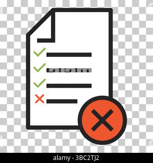 In compliance icon sign, company passed inspection symbol, complete checkmark vector . Stock Vector