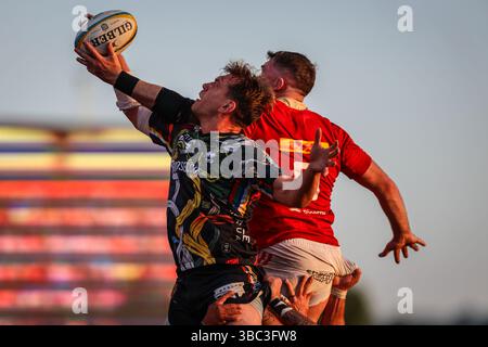 Federico Ruzza Rugby Player Federico Ruzza ( Benetton Rugby Stock Photo - Alamy