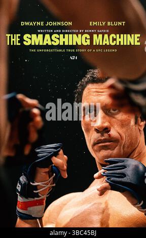 THE SMASHING MACHINE, Dwayne Johnson as Mark Kerr, 2025. © A24