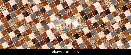 Horizontal or vertical background with wooden pattern of different colors. Textures of wooden flooring laminate. Full backdrop with wood wall pattern. Stock Photo
