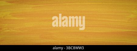 Yellow and orange watercolor abstract background painted with wide brush strokes (self made), panorama banner Stock Photo