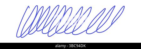 Scribble line. Hand Drawn lines in Pencil. Charcoal smears. Vector logo design element Stock Vector