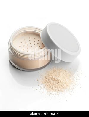 High-Quality 3D Rendering of Realistic Product Packaging Design Displayed on a Clean, Minimalist White Background for Professional Mockups and Present Stock Photo