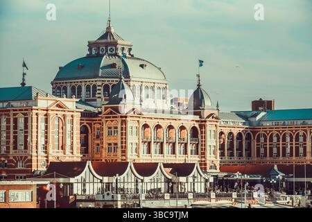 Scheveningen, Netherlands, April 19th 2025: View on the architecture of Grand Hotel Amrath Kurhaus in Scheveningen, near The Hague in the Netherlands Stock Photo