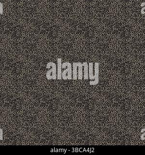 Seamless abstract dotted pattern with white spots on taupe background Stock Vector