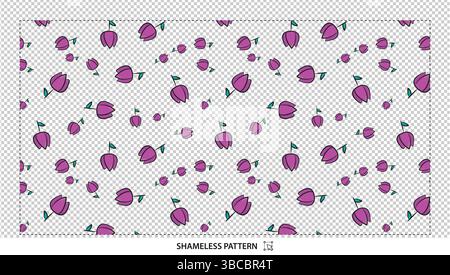 Seamless Pattern with Happy Smiling Prunes and Leaves for Cute Designs Stock Vector