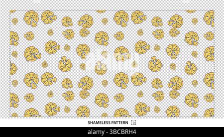 Cute Cartoon Gold Coin Seamless Pattern for Money and Finance Designs Stock Vector