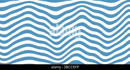 Distorted liquid wavy texture abstract background; retro psychedelic line art Stock Vector