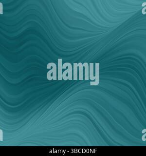 Aqua Cool Wavy Background Smooth Flowing Design Stock Vector