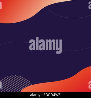 A stunning blue and yellow abstract design with smooth transitions and refined aesthetics. The elegant composition and vibrant hues make it perfect. Stock Vector