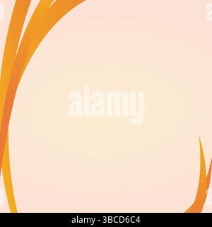 Orange gradient with elegant aesthetics The warm tones and smooth transitions. This high-resolution digital background showcases a refined orange. Stock Vector