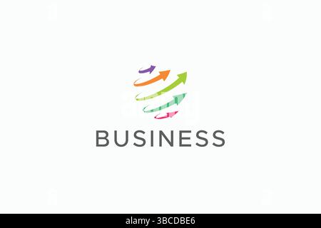 Arrow Abstract Business and Finance Logo Stock Vector