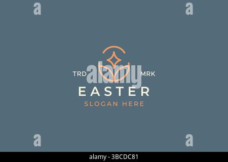 Creative Abstract Natural Leaf Boutique Logo Stock Vector