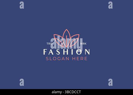 Fashion Natural Leaf for Business Logo Stock Vector