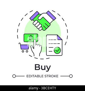 Buy multi color concept icon Stock Vector