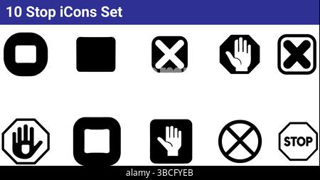 10 Usable/Check Mark Icons Set: Simple Vector Graphics Stock Vector