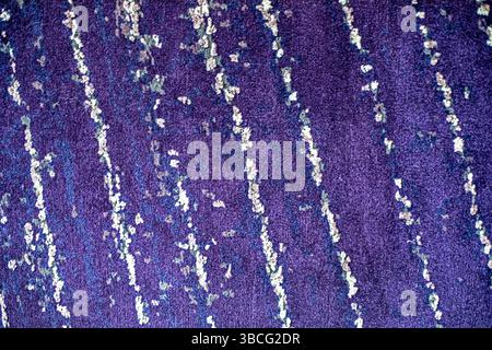 abstract fabric natural violet-lilac background in the interior Stock Photo