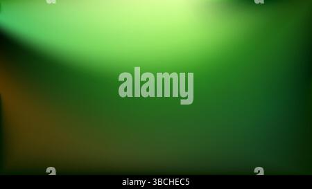 Dark green gradient background. Forest green nature bg. Stock Vector