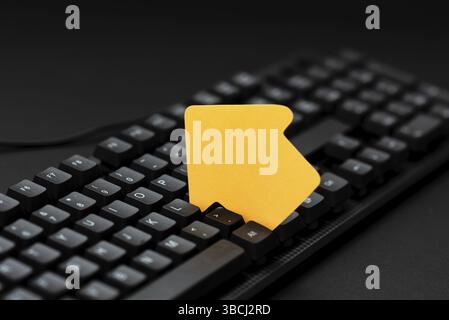 Copying Old Ideas And Creating New Ones, Transferring Written Notes Stock Photo