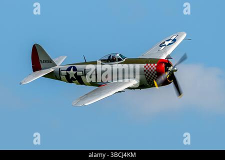 Republic P-47D Thunderbolt 'Nellie B' Stock Photo