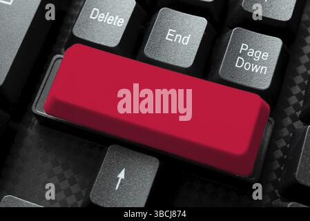 Typing Program Code Script, Abstract Downloading New Online Journal Stock Photo