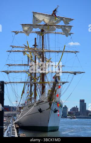 Mexican Navy ship involved in a deadly collision with the Brooklyn
