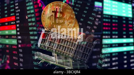Concept of stock market Stock Photo