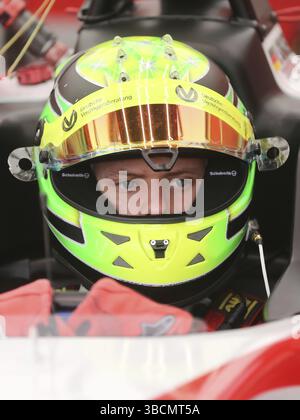 adac 2016 bike helmet test German automobile racing driver Mick Schumacher at ADAC GT Masters, test  days 2016 in etropolis Motorsport-Arena-Oschersleben/Bode, German  automobile Stock Photo