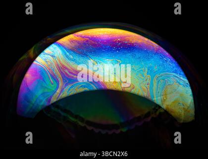 Abstract Soap Bubble Background Stock Photo