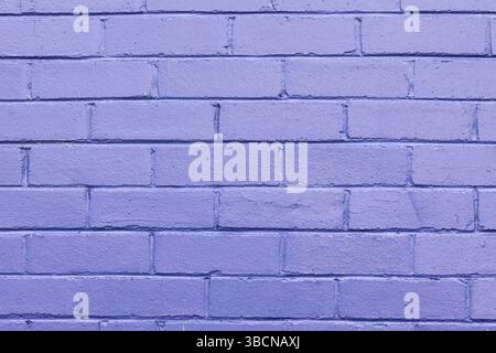 repeating pattern abstract of purple painted brick wall Stock Photo