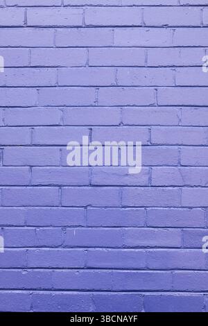 repeating pattern abstract of purple painted brick wall Stock Photo