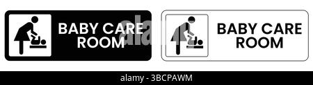 Toilet icons set. Men and women restroom icon sign left right arrow. Disabled wheelchair icon. Baby changing room sign. Parent room symbol. Stock Vector