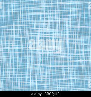 Seamless abstract crosshatch line pattern in light grey and white on neutral background Stock Vector