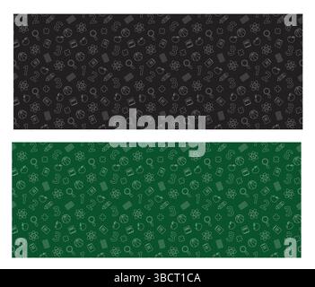 Back to school pattern, seamless pattern, Vector illustration Stock Vector