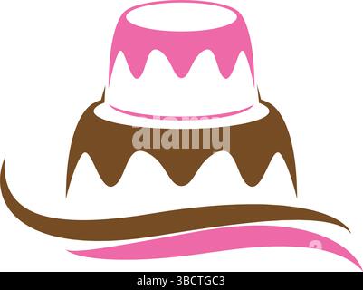 Bakery icon logo design template Stock Vector