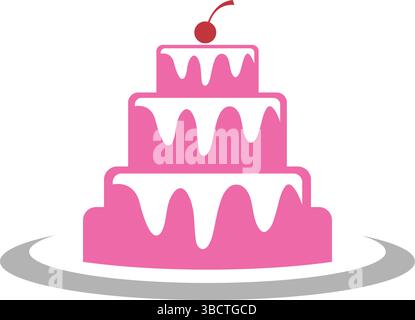 Bakery icon logo design template Stock Vector