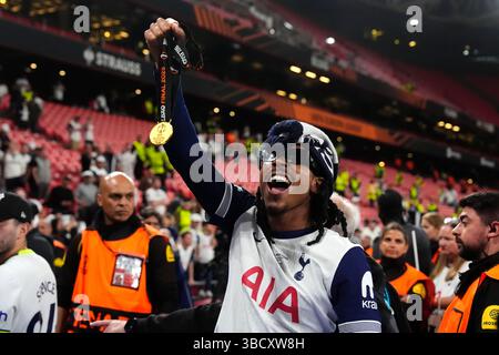 Tottenham Hotspur s Djed Spence Celebrates Following The UEFA Europa tottenham-hotspur-s-djed-spence-celebrates-following-the-uefa-europa