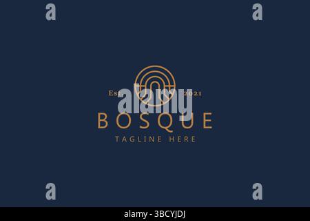 Modern Architecture Islamic Logo Brand. Creative Premium Business Company Sign Symbol. Stock Vector