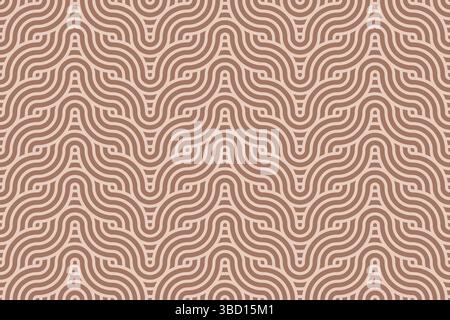 Abstract geometric japanese overlapping circles and waves pattern Stock Vector
