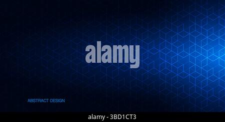Abstract technology background with geometric texture and grid pattern for your graphic design Stock Vector
