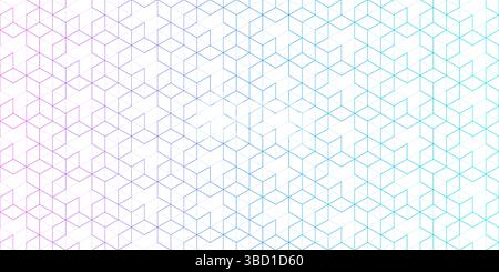 Abstract seamless pattern and geometric background with polygonal lines. Stylish vector texture Stock Vector