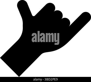 Aloha Shaka Hawaii Hawaiian Hand Sign with surfboard vector ...