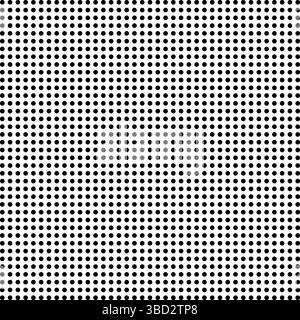 Retro halftone dot pattern in black and white. Abstract gradien Stock Vector