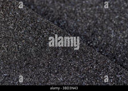soft foam of black color for safe packaging of objects and products, foamy soft foam for giving elasticity to objects or sound insulation or as a pack Stock Photo