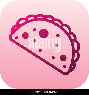 Taco Simple vector icon. Illustration symbol design template for web ...